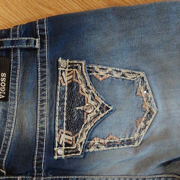 Vigoss, capri,jeans, size 22/L21, sretch - Picture 7 of 11